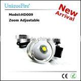 UniqueFire Cree Xml u2 Led 3-mode Zoom Adjustable Rechargeable Head Flashlights