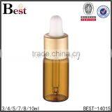 3 / 4 / 5 / 7 / 8 / 10ml Cosmetic Matt Golden Dropper Bottle Perfume Glass Amber Fragrance Perfume Glass Bottle Factory thumbnail-3