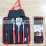 BBQ Set Shovel Fork Clamp Apron 4pcs Best Chioce for Barbecue thumbnail-1