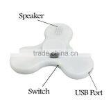 2017 Bluetooth Speaker LED Light Relief Hand Fidget EDC Hand Spinner Gyro Toy thumbnail-3