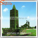 Artificial Grass Building Statues Plastic Artifical Grass Statue thumbnail-2