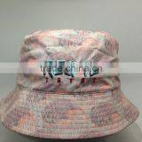 Wide Brim Printed Bucket Hat Custom Double Sided Hat Reversable Hat thumbnail-2