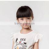 Children's Cotton Printed Lovely Butterfly Sleeve T-shirt thumbnail-2