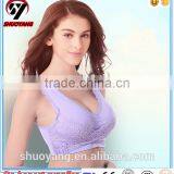 Fashion Printing Lace Yoga Wear Gym Fitness Sports Bra thumbnail-5