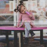 Baby Girl Long Sleeve Backless Elegant Jumpsuits Simple Design Girls Frock thumbnail-4