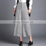 2017 Nine Pants Loose Wide Leg Pants Female Waist Pants Feet Wide Leg Pants Custom Made Manufacturer thumbnail-4