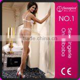 2017 One Piece Transparent Erotic Underwear Sexy Bridal Nighty thumbnail-1