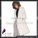 CX-G-A-49A Ladies Hand Knitted Mink Fur 2017 New Coat thumbnail-1