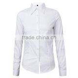Factory Customized Formal White Shirts for Women MOQ 100 thumbnail-2