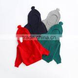 S65678A Autumn Winter Girls Warm Batwing Sleeve Cloak Sweater thumbnail-1