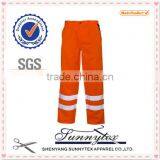 2016 High Quality hi Vis 100% Cotton Reflective Work Pants for Men thumbnail-3