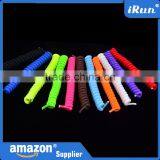 Twister Curly Coiler Elastic Sports Shoe Laces For All Outdoor Exercise~Twisty Spring No Tie Shoe Laces~Accept Custom thumbnail-2