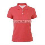 Hot Sale Custom New Design Collar Blank Plain Polo T Shirts For Women thumbnail-3