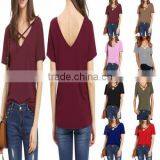 New Design Plus Size Women Cotton Short Sleeve T-Shirts thumbnail-1