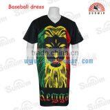 Short Sleeveless Buttons Custom Baseball Jersey for Men thumbnail-5