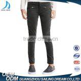 OEM Custom Made New Disign Baby Girls Jeans Pure Denim Skinny Zipper Kid Jean thumbnail-2