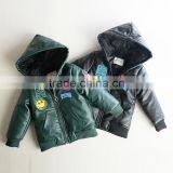 Wholesale Nylon Soft With Full Zipper Kids Boys Jacket With a Hood thumbnail-1