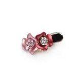 Charming Paired-flower Alloy Hair Clip For Kids thumbnail-1
