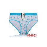 Lady Pants Cotton Lady Boyshort Stretched Cotton Brief Women Undergarment Women Panties Lingerie Intimate Underpants Knicker thumbnail-1