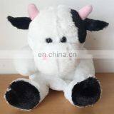 Educational Kids Toy Custom Animal Cartoon Character Soft Plush Stuffed Cow Hand Puppet thumbnail-2