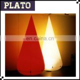 Huge inflatable led cone for show/custom flashing inflatable cone for party