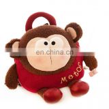OEM plush monkey backpack for sale 2014 top selling