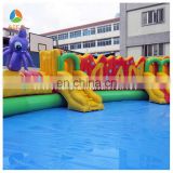 New Commercial Giant Inflatable swimming Pool with Slides