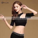 S-3103 Wholesale Sexy Modal Four Colors Belly Dance Top thumbnail-4