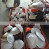 wholesale cheap sell in kgs plastic tableware stock plastic bowl stock