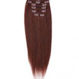 Full Lace Cuticle Virgin Natural Real  Hair Weave Brown 10inch Chocolate