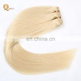 top quality human hair extension 100% remy blonde european virgin hair