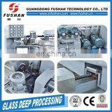 China Cheap 12wheels Glass Horizontal Double Edging Machine Ecofriendly thumbnail-4