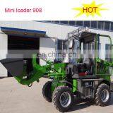 800kg Mini Comact Articulated Wheel Loader thumbnail-4