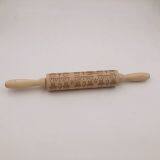 Chick Pattern Wooden Rolling Pin, Made of Chinese Cherry thumbnail-2