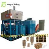 biodegradable paper forming seeds tray machinery/pulp molding seeds cup making machine