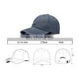 Amazon High-quality 100% Cotton Pure Color Cap Hat for Sports thumbnail-4