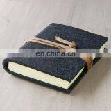 2019 New Trend Customized Felt Diary Cover Notebook