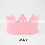 Wholesale Delicate Mini Felt Glitter Crown With Pearl thumbnail-1