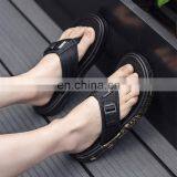 2020 Newest Design Outdoor Style PVC Foam Sole Mesh Upper Beach Cushion Comfy Soft Plastic High Quality Flip Flops for Men thumbnail-5