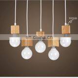 Декоративная подвесная лампа Edison Bulb из дерева с патроном E27 thumbnail-3