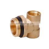 Male Tee Brass Pipe Fittings for Radiant Heating System thumbnail-1