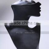 Dispaly Jewelry/ Hat /scarf Mannequin Head,Female Abstract Head Mannequin,Fiberglass Woman Mannequin Head,Cheap Black Head H1081 thumbnail-4