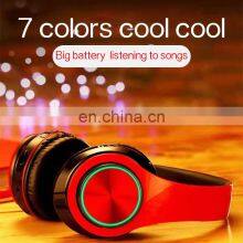 2020 Best Sell Wireless Cancelling Headband Cheaper Sports Stereo Headset Foldable Deep Bass Earphones Headphone thumbnail-5