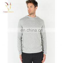 Mens 100% Cashmere Hoodie Sweaters for Men