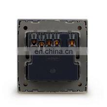 86 Style Classical Wall Turn on Button Light Switch,Traditional Interrupter, 4 Gang 2 Way,AC 220V-250V thumbnail-2