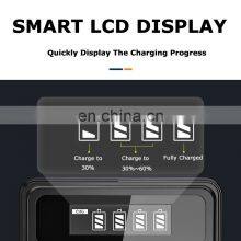 Factory Directly Supply LCD Screen Display 4 Slots Rechargeable aa Aaa Ni-MH Ni-Cd Battery Charger With USB Cable thumbnail-2