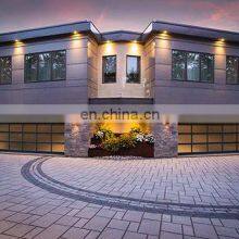 American Electric Automatic Coated Frosted Glass Measurement Custom Aluminum Garage Door thumbnail-3