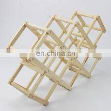 Best Quality Wooden Folding Wine Rack thumbnail-3