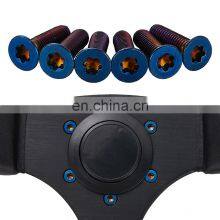Titanium Blue Steering Wheel Bolts and Nut thumbnail-5