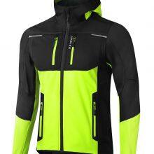 INBIKE Cycling Jacket Men Hooded Reflective Bike Jackets Fleece Lined thumbnail-1